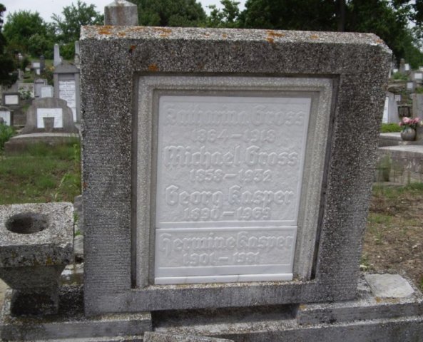 Gross Michael 1858-1932 Billes Kath 1864-1919 Grabstein